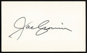 Joe Cronin Autographed 3x5 Index Card Boston Red Sox SKU #259566