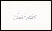 Don Drysdale Autographed 3x5 Index Card Los Angeles Dodgers SKU #259568
