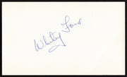 Whitey Ford Autographed 3x5 Index Card New York Yankees SKU #259569