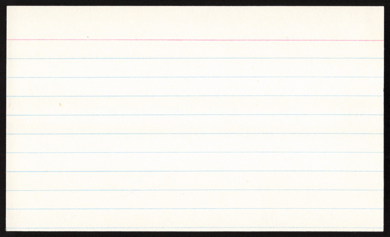 Burleigh Grimes Autographed 3x5 Index Card Los Angeles Dodgers, Pittsburgh Pirates SKU #259579