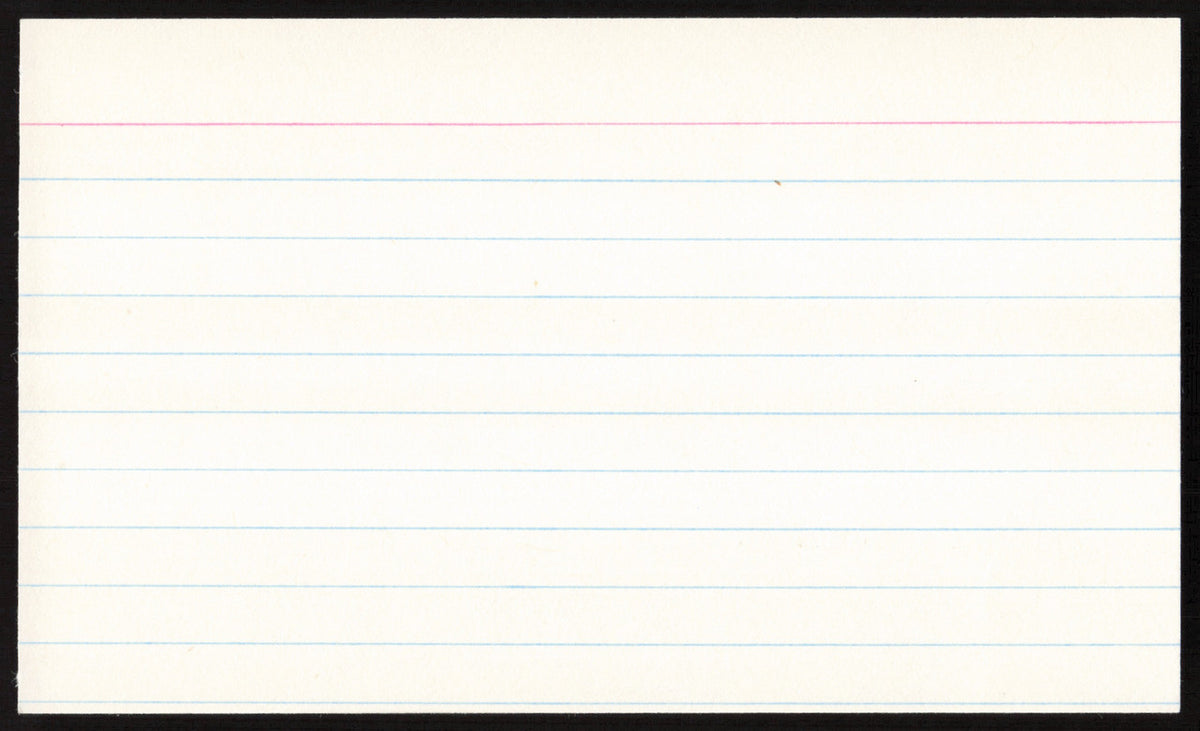 Burleigh Grimes Autographed 3x5 Index Card Los Angeles Dodgers, Pittsburgh Pirates SKU #259581