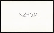 Carl Hubbell Autographed 3x5 Index Card New York Giants SKU #259595