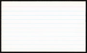 Carl Hubbell Autographed 3x5 Index Card New York Giants SKU #259597
