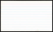 George Kelly Autographed 3x5 Index Card New York Giants SKU #259602