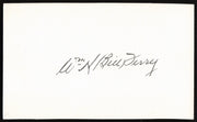 Bill Terry Autographed 3x5 Index Card New York Giants SKU #259624