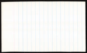 Bill Terry Autographed 3x5 Index Card New York Giants SKU #259624