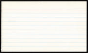 Bill Terry Autographed 3x5 Index Card New York Giants SKU #259627