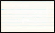 Bill Terry Autographed 3x5 Index Card New York Giants SKU #259628
