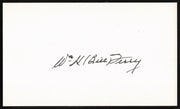 Bill Terry Autographed 3x5 Index Card New York Giants SKU #259629