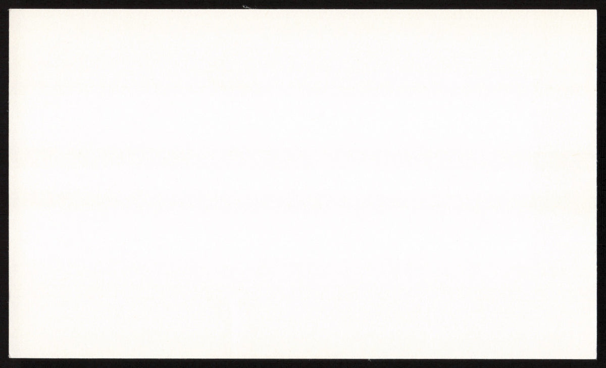 Bill Terry Autographed 3x5 Index Card New York Giants SKU #259629