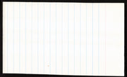 Bill Terry Autographed 3x5 Index Card New York Giants SKU #259631