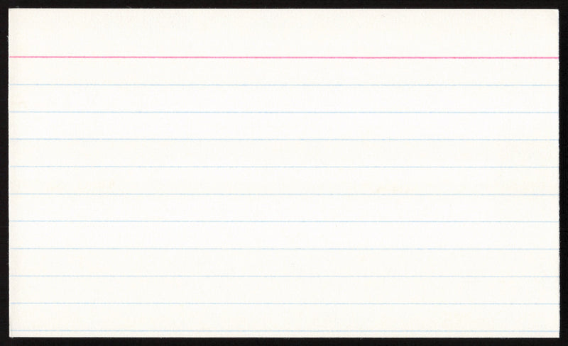 Lloyd Waner Autographed 3x5 Index Card Pittsburgh Pirates SKU #259633