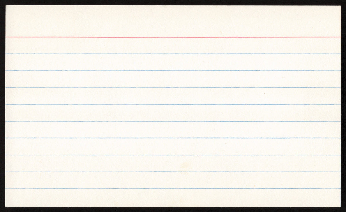 Maury Wills Autographed 3x5 Index Card Los Angeles Dodgers SKU #259636