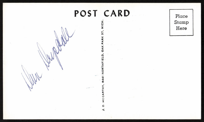 Don Drysdale Autographed 3.25x5.5 Postcard Los Angeles Dodgers SKU #259639