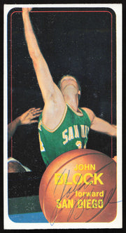 John Block Autographed 1970-71 Topps Card #58 San Diego Rockets SKU #259649