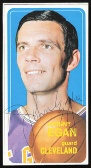 Johnny Egan Autographed 1970-71 Topps Card #34 Cleveland Cavaliers SKU #259650