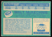 Walt McKechnie Autographed 1976-77 O-Pee-Chee Card #196 Detroit Red Wings SKU #259681