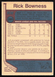 Rick Bowness Autographed 1977-78 O-Pee-Chee Rookie Card #265 Detroit Red Wings SKU #259684
