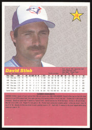 Dave Stieb Autographed 1984 Donruss Action All Stars Card #19 Toronto Blue Jays SKU #259705