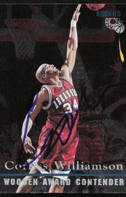 Corliss Williamson Autographed 1995 Classic Rookie Card #98 Arkansas SKU #259711