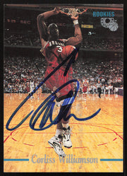 Corliss Williamson Autographed 1995 Classic Rookie Card #12 Arkansas SKU #259712