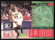 Ray Jackson Autographed 1995 Classic Rookie Card #70 Michigan SKU #259720