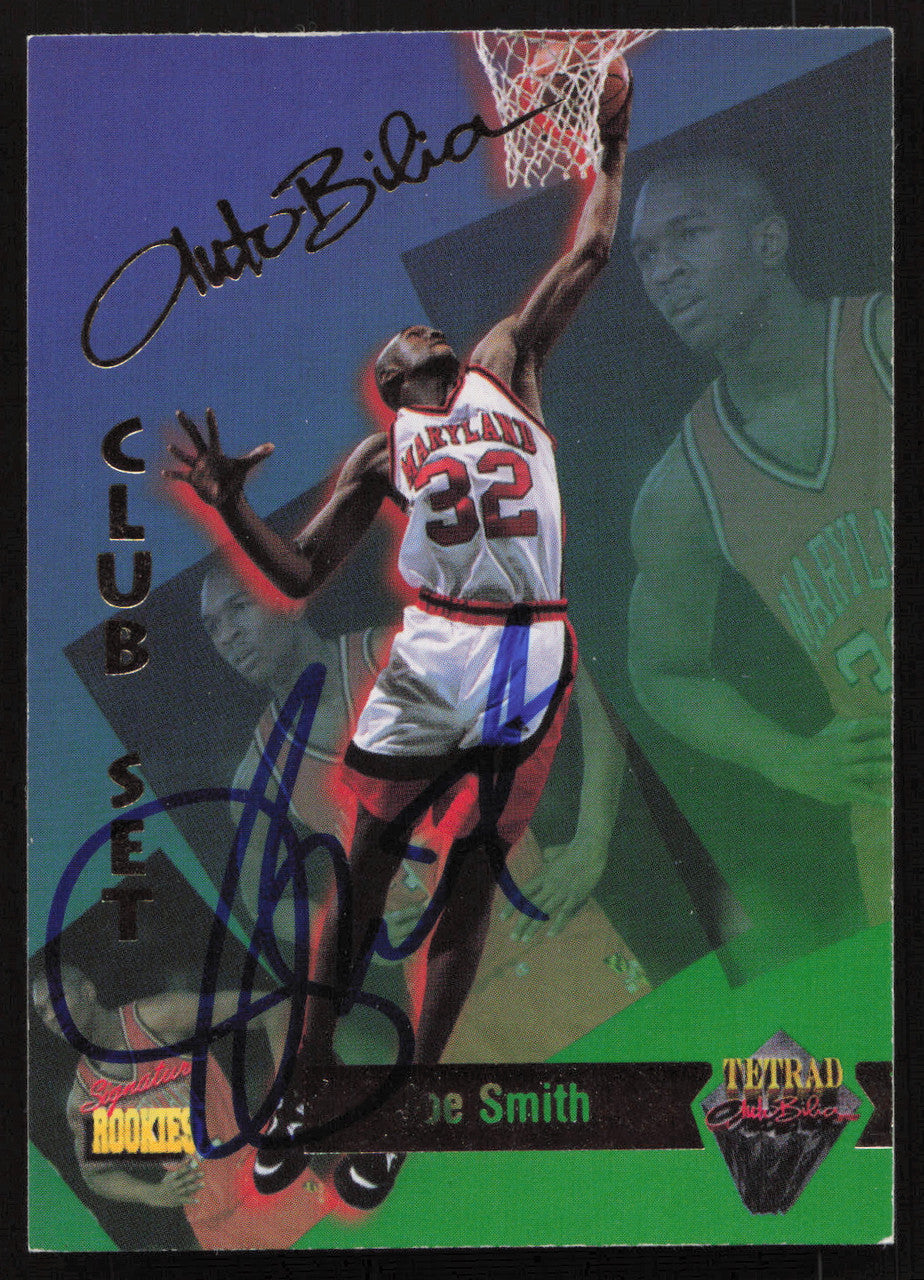 Joe Smith Autographed 1995 Signature Rookies Rookie Card #73 Maryland SKU #259722