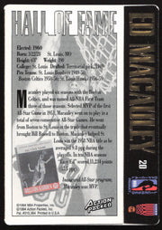 Ed Macauley Autographed 1994-95 Action Packed Card #20 St. Louis Hawks SKU #259723