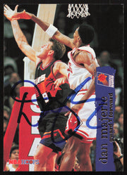 Dan Majerle Autographed 1995-96 Hoops Card #129 Phoenix Suns SKU #259728