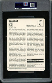 Willie Mays 1977-79 Sportscaster Card #11-06 New York Mets PSA 9 #127231124