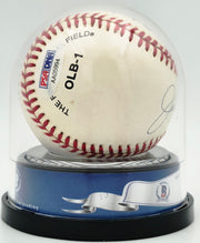 Joe DiMaggio Autographed Official JD Logo League Baseball New York Yankees Auto Grade Gem Mint 10 Beckett BAS #19815348