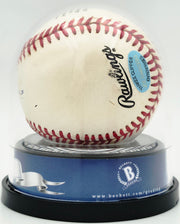 Joe DiMaggio Autographed Official JD Logo League Baseball New York Yankees Auto Grade Gem Mint 10 Beckett BAS #19815348