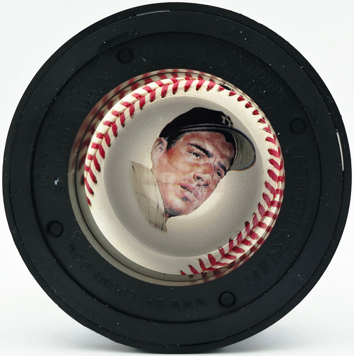 Joe DiMaggio Autographed Official JD Logo League Baseball New York Yankees Auto Grade Gem Mint 10 Beckett BAS #19815348