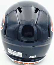DJ Moore Autographed Chicago Bears Blue Full Size Speed Replica Helmet (Mark) Beckett BAS Witness #4W415261