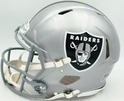 Ashton Jeanty Autographed Las Vegas Raiders Silver Full Size Speed Authentic Helmet Beckett BAS Witness #4W181574