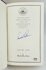 Arnold Palmer Autographed Easton Press A Golfer's Life Book #141/2500 PSA/DNA #AP86787