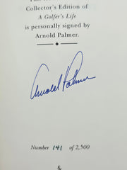 Arnold Palmer Autographed Easton Press A Golfer's Life Book #141/2500 PSA/DNA #AP86787