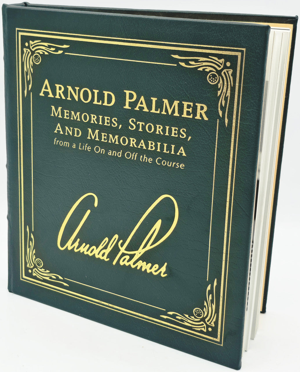 Arnold Palmer Autographed Easton Press Memories, Stories, & Memorabilia Book Beckett BAS #AE85526