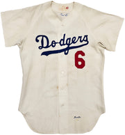 Brooklyn Dodgers Carl Furillo Autographed Cream WA Goodman & Sons Jersey Vintage Signature JSA #ZZ63578