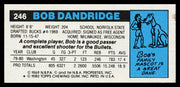 Bob Dandridge Autographed 1980-81 Topps Card #246 Washington Bullets SKU #259731