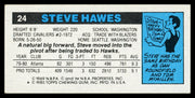 Steve Hawes Autographed 1980-81 Topps Card #24 Atlanta Hawks SKU #259745