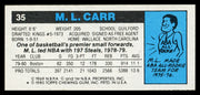 M.L. Carr Autographed 1980-81 Topps Card #35 Boston Celtics SKU #259751