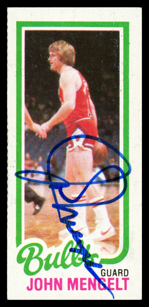John Mengelt Autographed 1980-81 Topps Card #48 Chicago Bulls SKU #259757