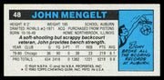 John Mengelt Autographed 1980-81 Topps Card #48 Chicago Bulls SKU #259757