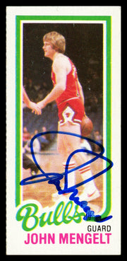 John Mengelt Autographed 1980-81 Topps Card #48 Chicago Bulls SKU #259758