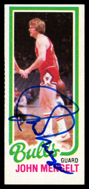 John Mengelt Autographed 1980-81 Topps Card #48 Chicago Bulls SKU #259759