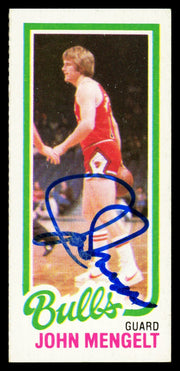 John Mengelt Autographed 1980-81 Topps Card #48 Chicago Bulls SKU #259760