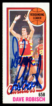 Dave Robisch Autographed 1980-81 Topps Card #52 Cleveland Cavaliers SKU #259761