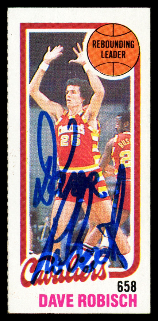 Dave Robisch Autographed 1980-81 Topps Card #52 Cleveland Cavaliers SKU #259761