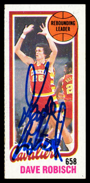 Dave Robisch Autographed 1980-81 Topps Card #52 Cleveland Cavaliers SKU #259762